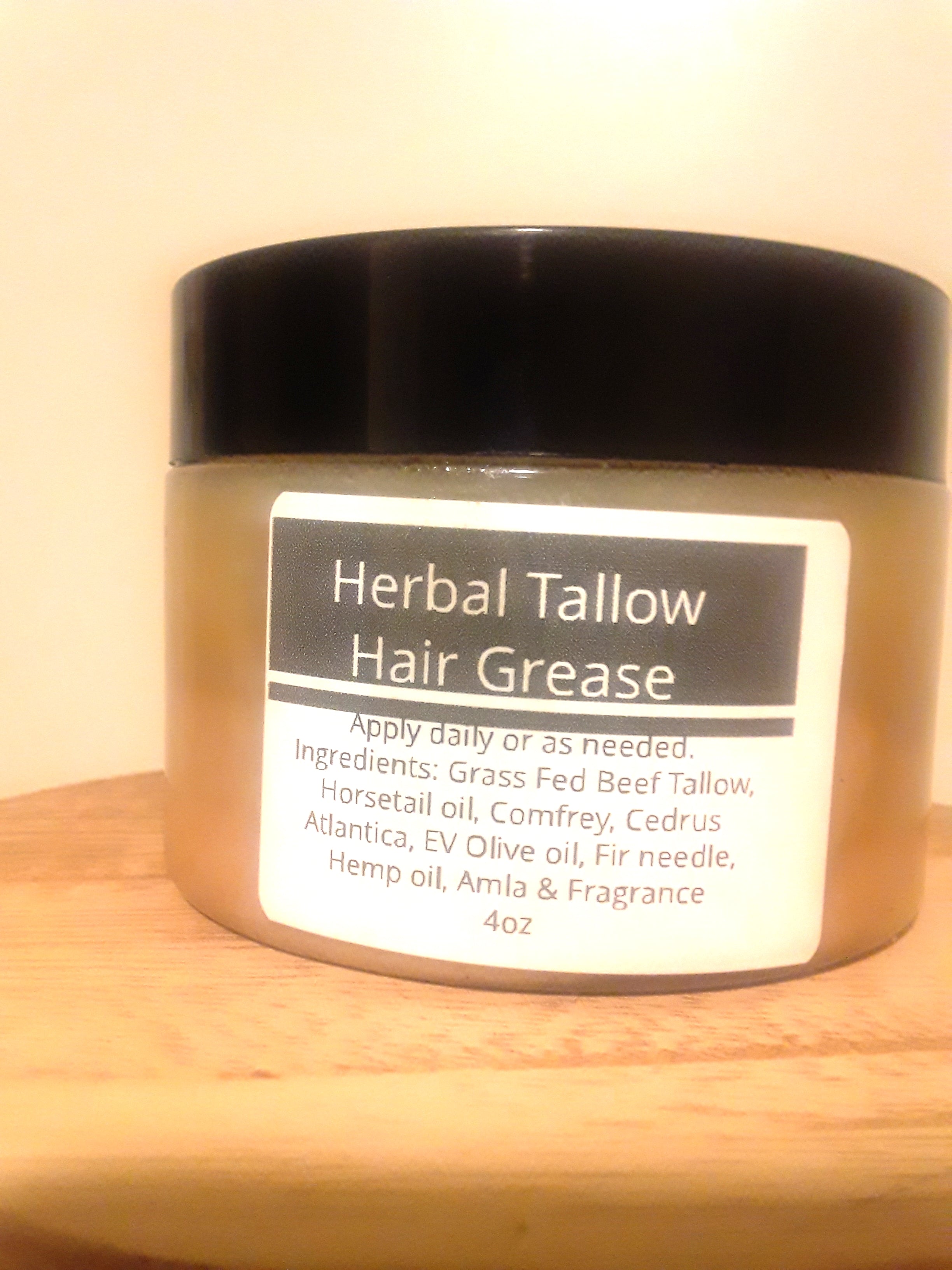 Herbal Tallow Hair Grease Nature & Moonlight Holistic Skincare